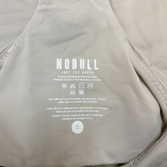 NoBull Women's One Piece Racerback Swimsuit Brown Size Small - Picture 5 of 5